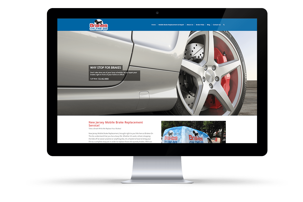 Brakes on the Go Website by NB Technologies