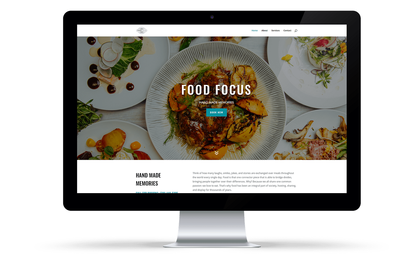 Food Focus Website Design by NB Technologies