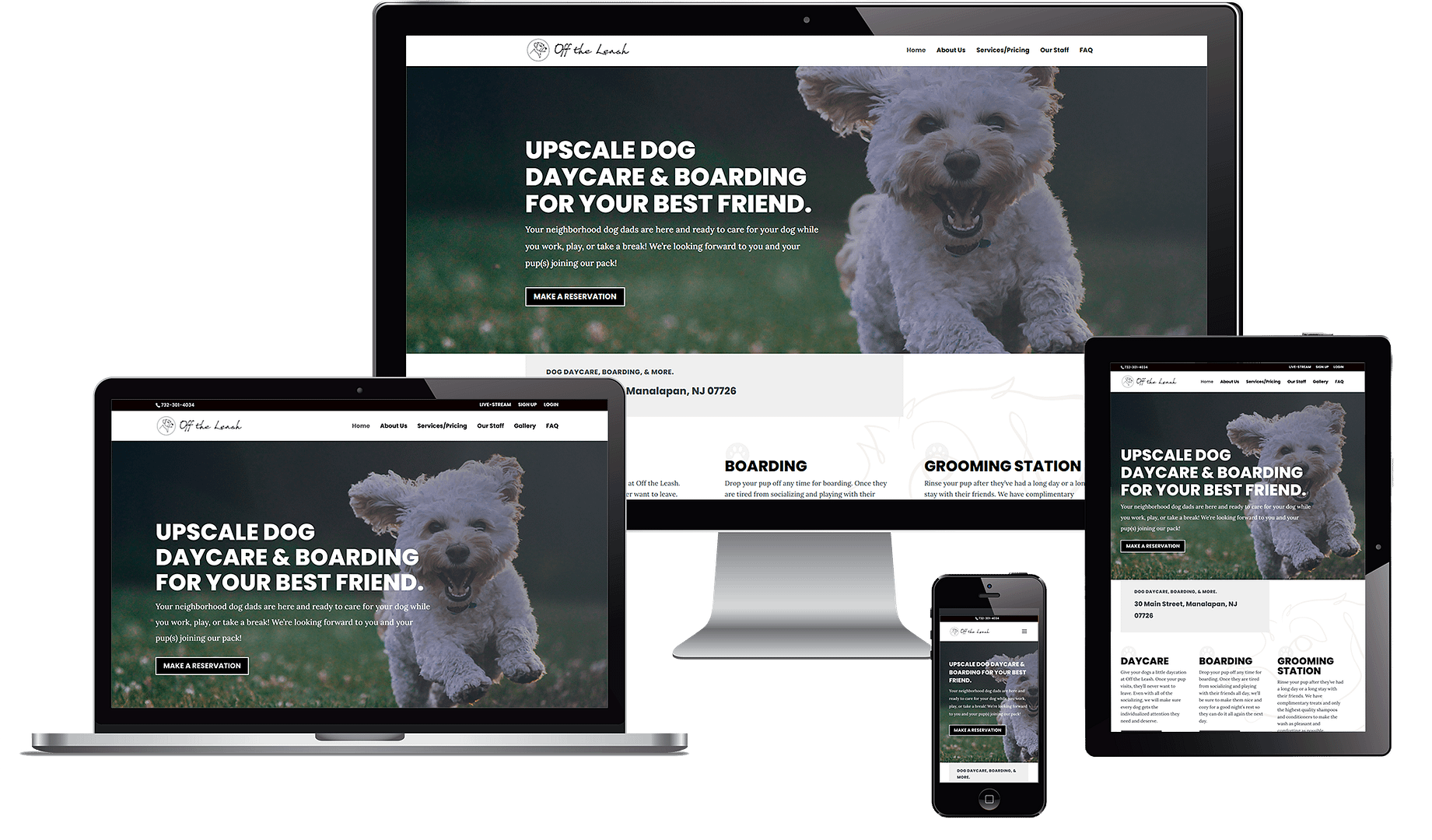 Off The Leash Website Redesign by NB Technologies