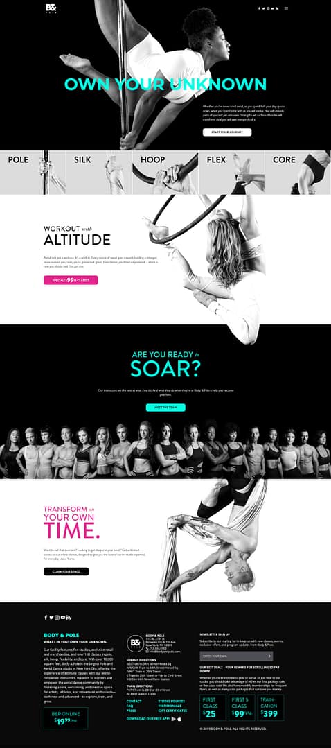 Body and Pole Homepage by NB Technologies Body and Pole Homepage by NB Technologies