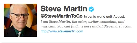 @SteveMartinToGo