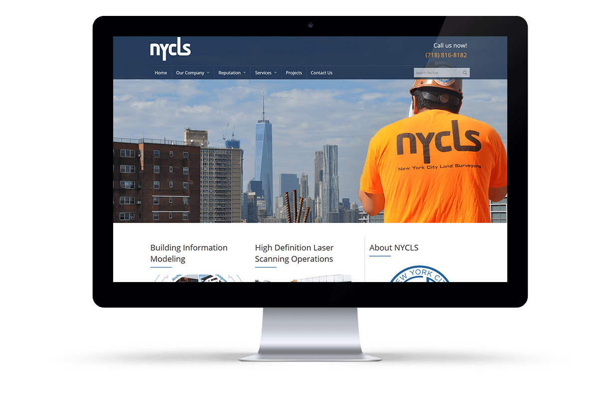 New York City Land Surveyors Website by NB Technologies