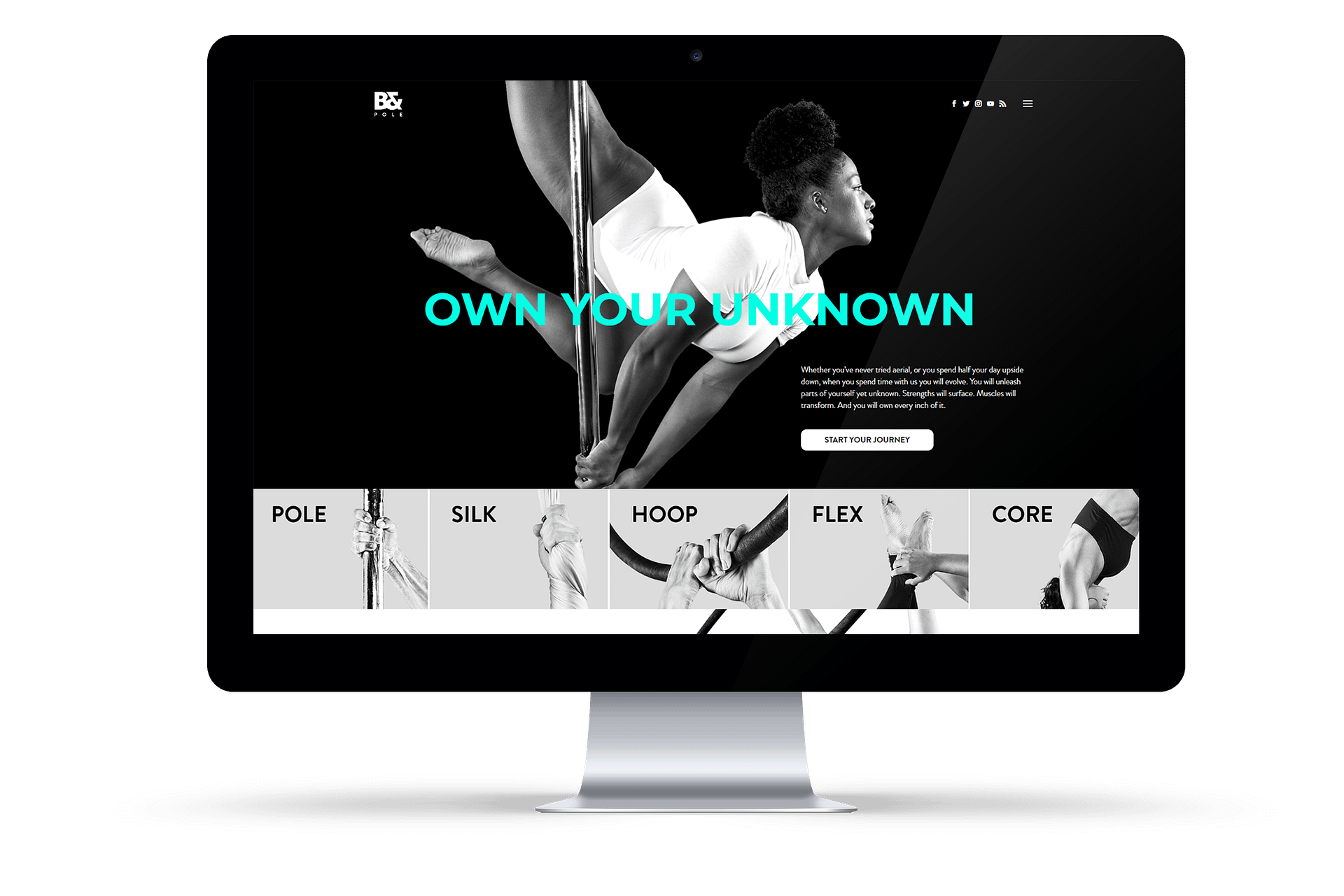 Body and Pole Website Development by NB Technologies